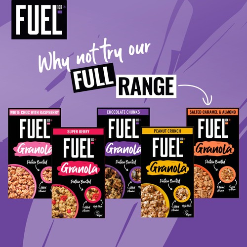 FUEL10K Chocolate Chunks Protein Granola Breakfast Cereal 400g