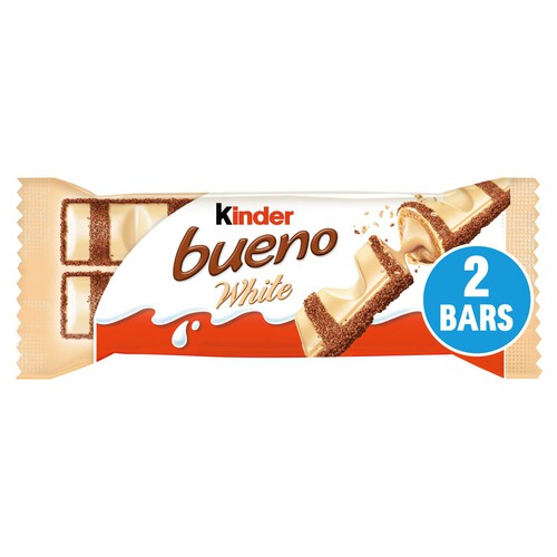 Kinder Bueno White Chocolate & Hazelnut Twin Finger Bar