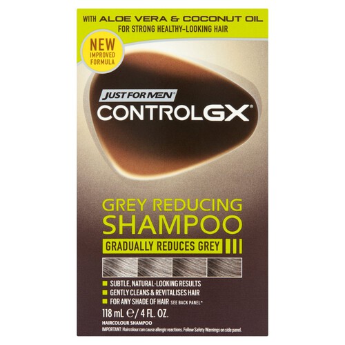 Just For Men Control Gx Grey Reducing Shampoo With Aloe Vera