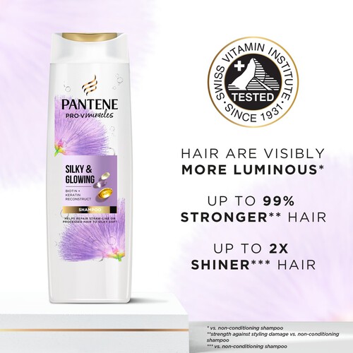 Pantene Miracles Silky & Glowing Shampoo 