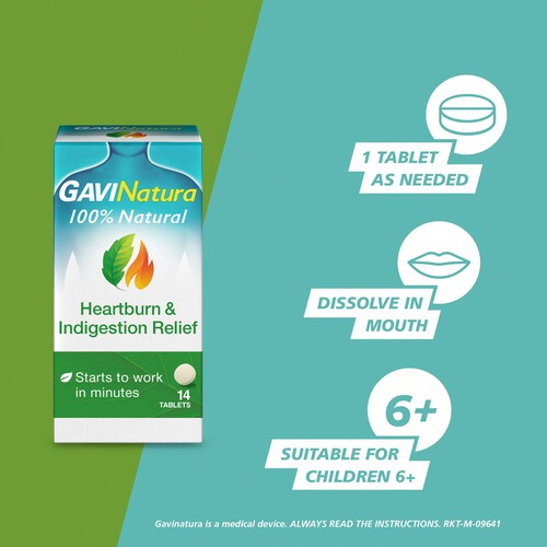 Gavinatura Heartburn & Indigestion Relief Tablets