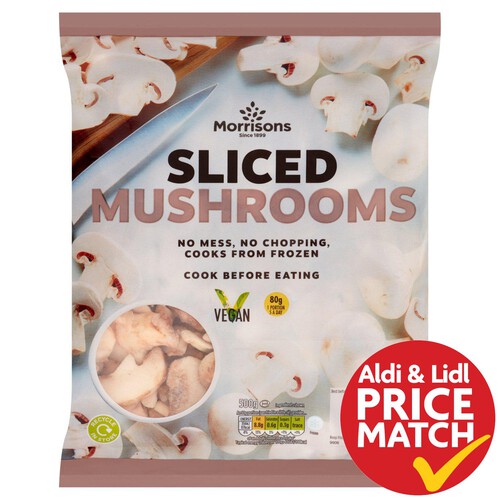 Morrisons Sliced Mushrooms 