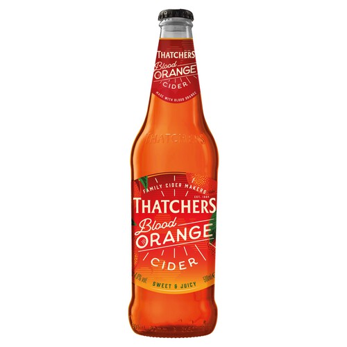 Thatchers Blood Orange Fruit Cider (ABV 4%)