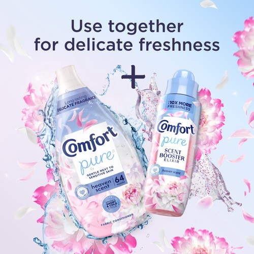Comfort Pure Scent Booster Elixir Heaven Scent 32 Washes 