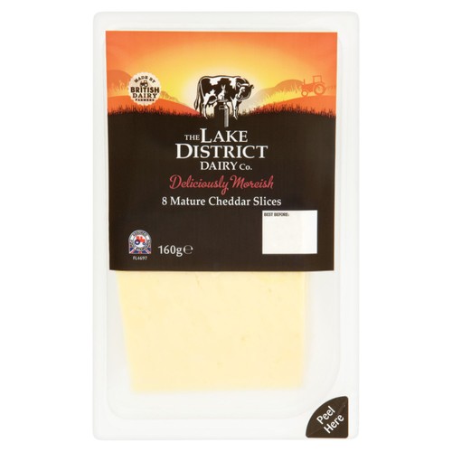 The Lake District Dairy Co 8 Mature Cheddar Slices