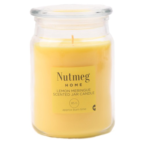 Morrisons Nutmeg Lemon Meringue Scented Jar Candle