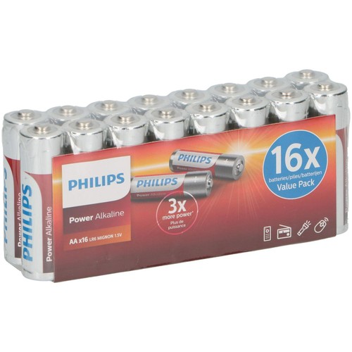 Philips Alkaline AA Batteries