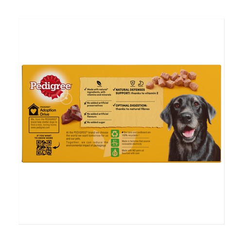 Pedigree Senior Wet Dog Food Tins Meat In Loaf