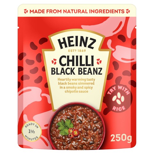 Heinz Chilli Black Beans Microwave Pouch