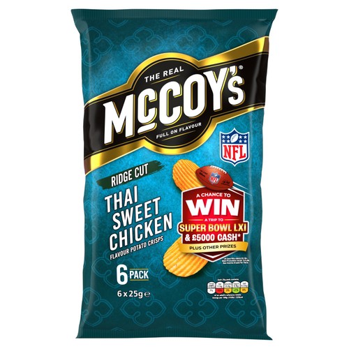 McCoy's Thai Sweet Chicken Crisps 6 Pack