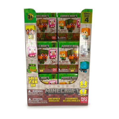 Minecraft Backpack Hangers Series 4 Mystery Keyring Toy