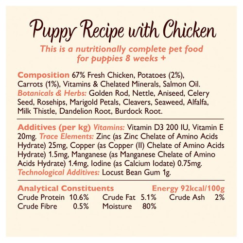 Lily's Kitchen Puppy Recipe With Chicken Potatoes & Carrots