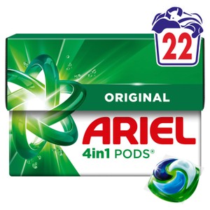 Ariel 3in1 Original Pods Washing Capsules 22 Washes