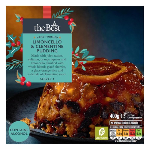 Morrisons The Best Limoncello And Clementine Christmas Pudding 400g