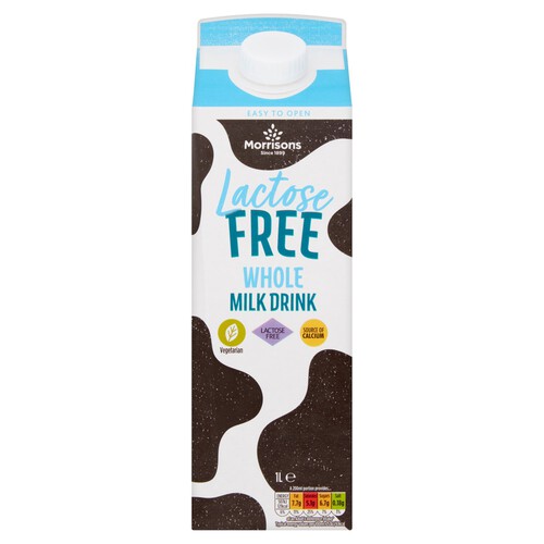 Morrisons Lactose Free Whole Milk 