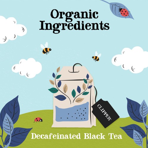 Clipper Organic And Fairtrade Decaffeinted 40 Tea Bags 116g