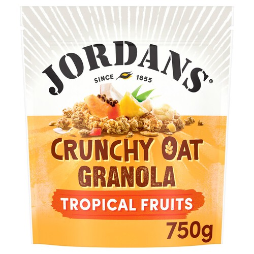 Jordans Crunchy Oat Granola Tropical Fruits Breakfast Cereal