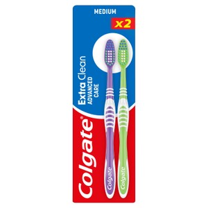 Twister Fresh Medium Manual Toothbrush 2 pack