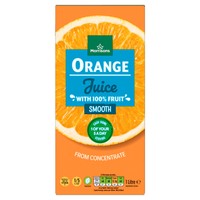Morrisons Orange Juice From Concentrate Smooth 1L