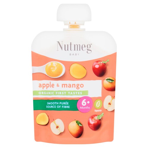 Nutmeg Apple & Mango Baby Food 6M+ 