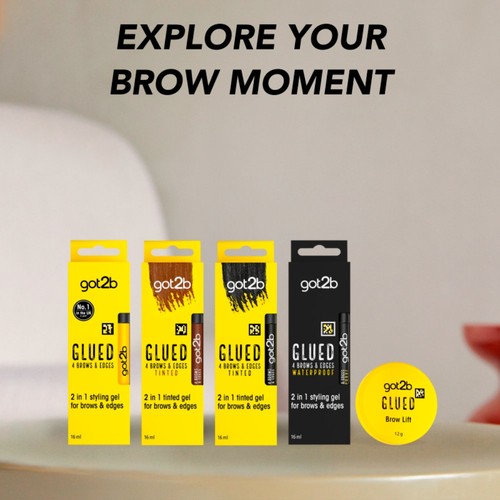 Got2b Glued Brows And Edges Black 16ml