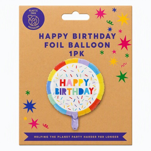Mad Party Generic Happy Birthday Foil Balloon