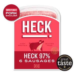 HECK 97% Pork Gluten Free Sausages 6 pack 400g