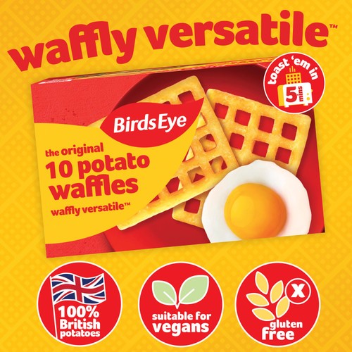 Birds Eye 10 Potato Waffles 567g