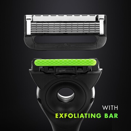 Gillette Labs Neon Night Exfoliating Bar Men's Razor