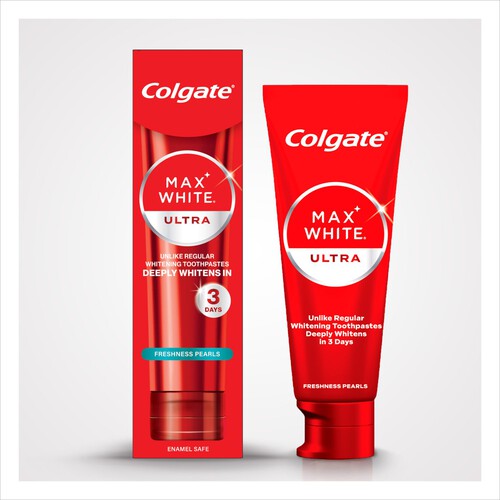 Colgate Max White Ultra Fresh Pearls Whitening Toothpaste 75ml