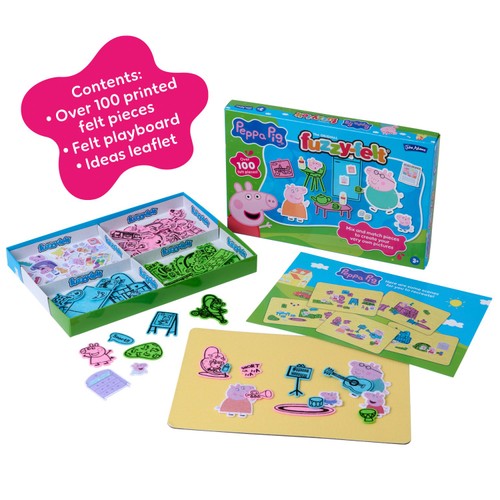 Fuzzy Felt Peppa Pig Set