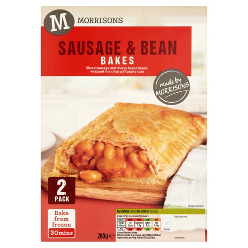 Morrisons 2 Sausage & Bean Slices