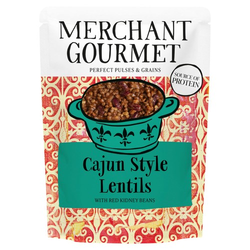 Merchant Gourmet Spicy Cajun Style Lentils & Red Kidney Beans 