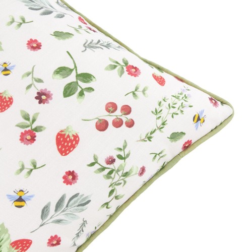 Nutmeg Farmers Market Veg Patch Cottage Garden Cushion
