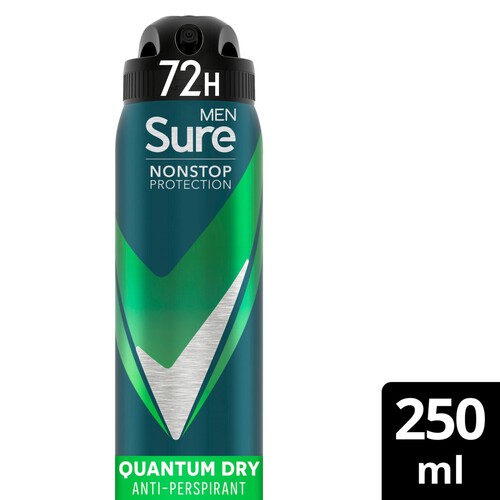 Sure For Men Quantum Dry Anti Perspirant Nonstop Deodorant