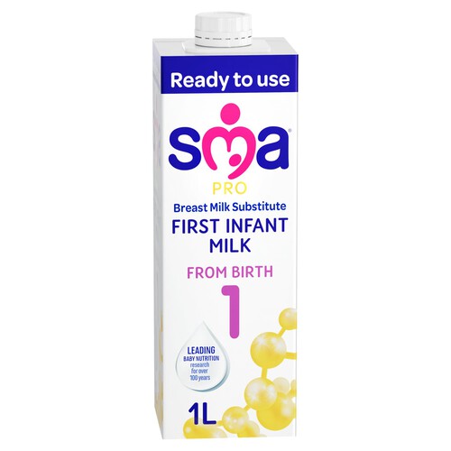 SMA PRO First Baby Milk Liquid Ready To Feed