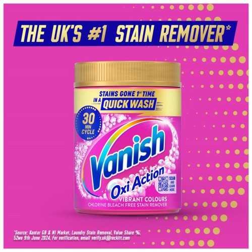 Vanish Gold Oxi-Action Stain Remover Powder 