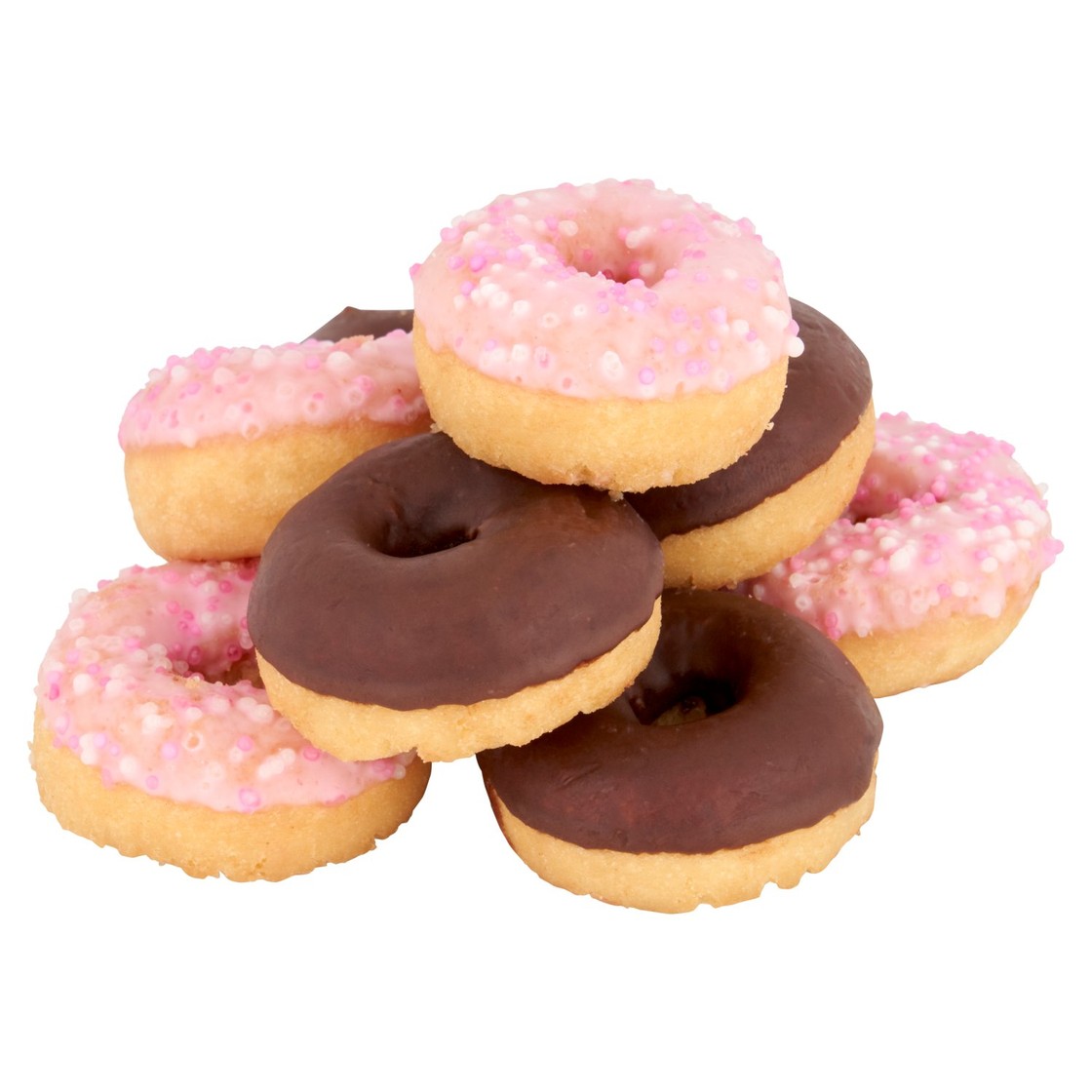 Morrison Raspberry Mini Roll Market Street Chocolate & Raspberry Mini Doughnuts 8 Pack - Morrisons ...