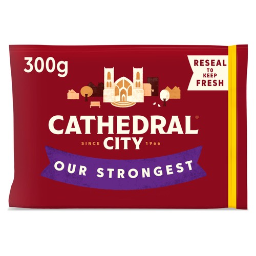 Cathedral City our strongest cheddar cheese