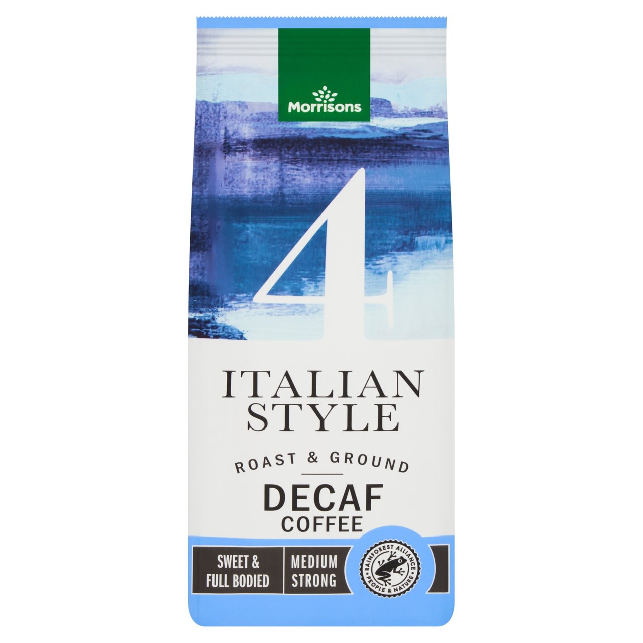Morrisons Italian Style Roast & Ground Decaf Coffee 227g