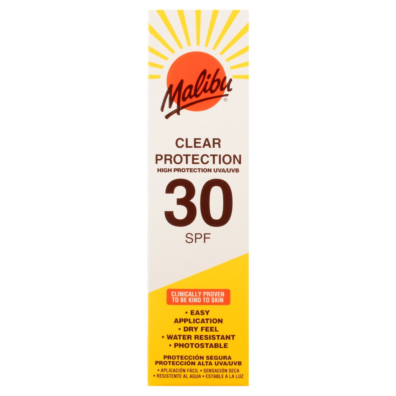 Malibu Clear Protection Spray Pump SPF 30 250ml