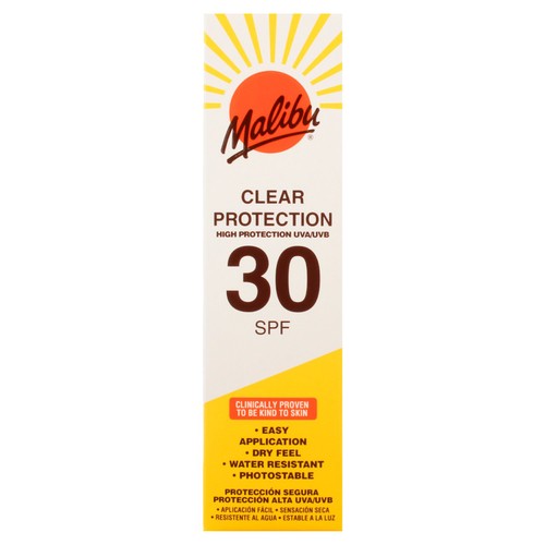 Malibu Clear Protection Spray Pump SPF 30 250ml