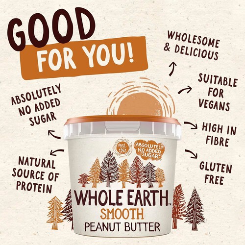 Whole Earth Smooth Peanut Butter