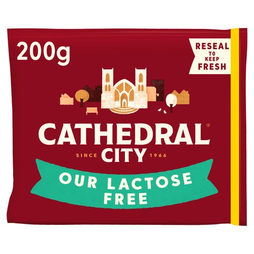 Cathedral City British Lactose Free Mature Cheddar Cheese 200g
