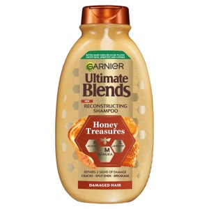 Garnier Ultimate Blends Honey Treasures Strengthening Shampoo 400Ml