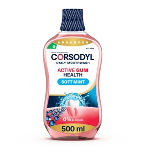 Corsodyl Active Gum Health Mouthwash 500Ml