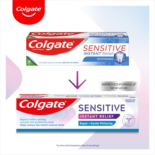 Colgate Sensitive Instant Relief Whitening Toothpaste 