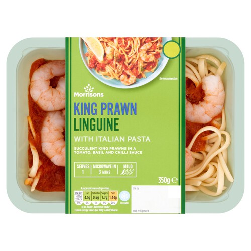 Morrisons King Prawn Linguine 