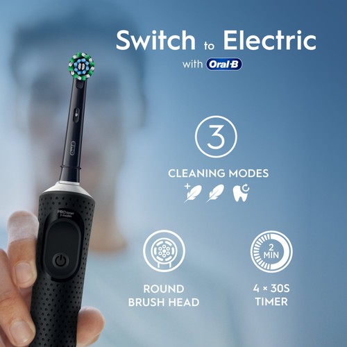 Oral B Pro 1 Cross Action Electric Toothbrush Twin Pack