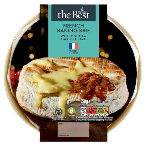 Morrisons The Best French Baking Brie With Onion & Garlic Glaze